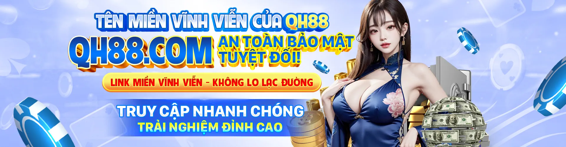 Hình ảnh Nổ Hũ Q888VI với các biểu tượng may mắn và tiền thưởng lớn